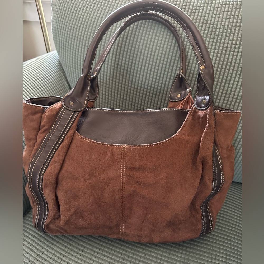 Liz & Co. Suede Satchel